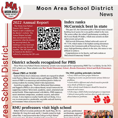 Moon Area School Disrict News